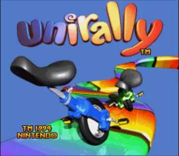 Unirally (Europe) screen shot title